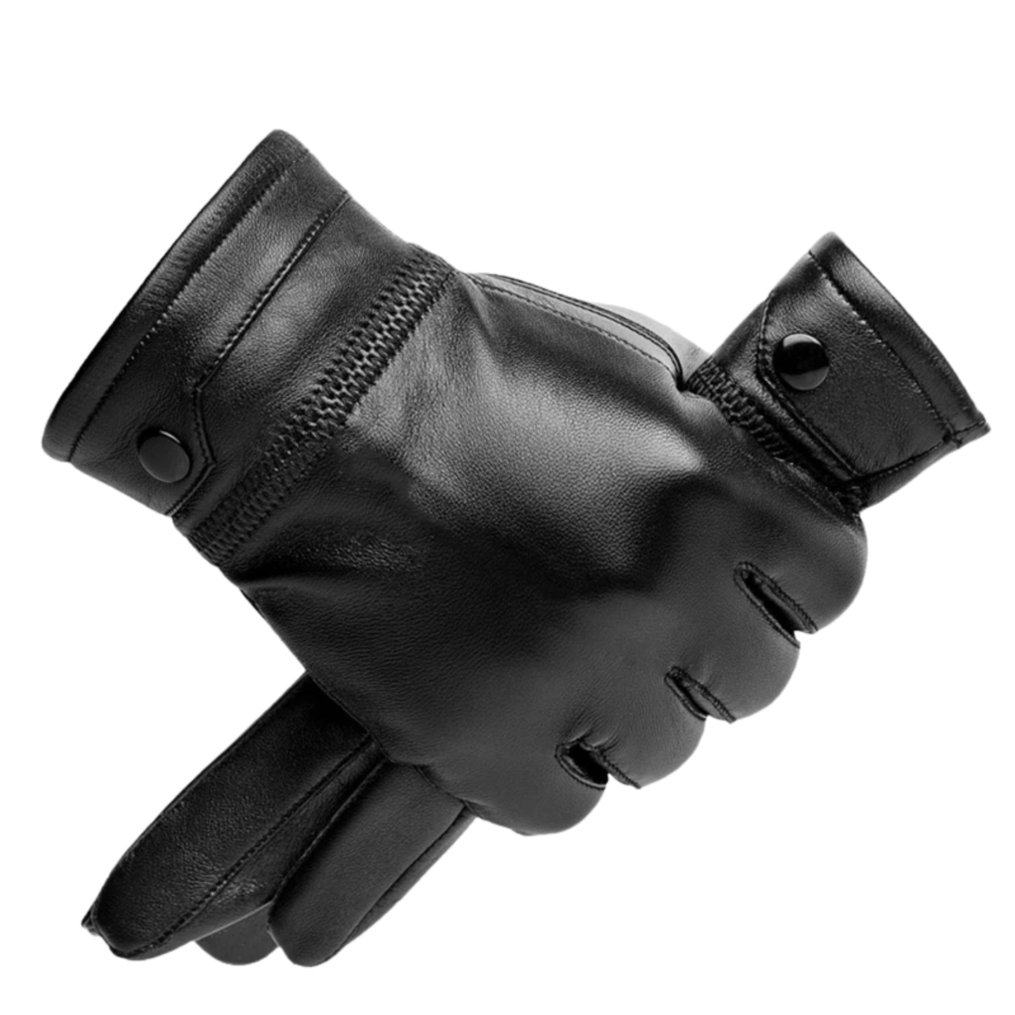 Gants cuir homme confortables avec motifs