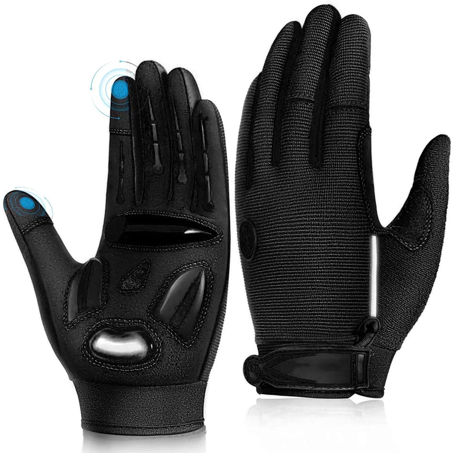Gants VTT respirants avec absorption des chocs