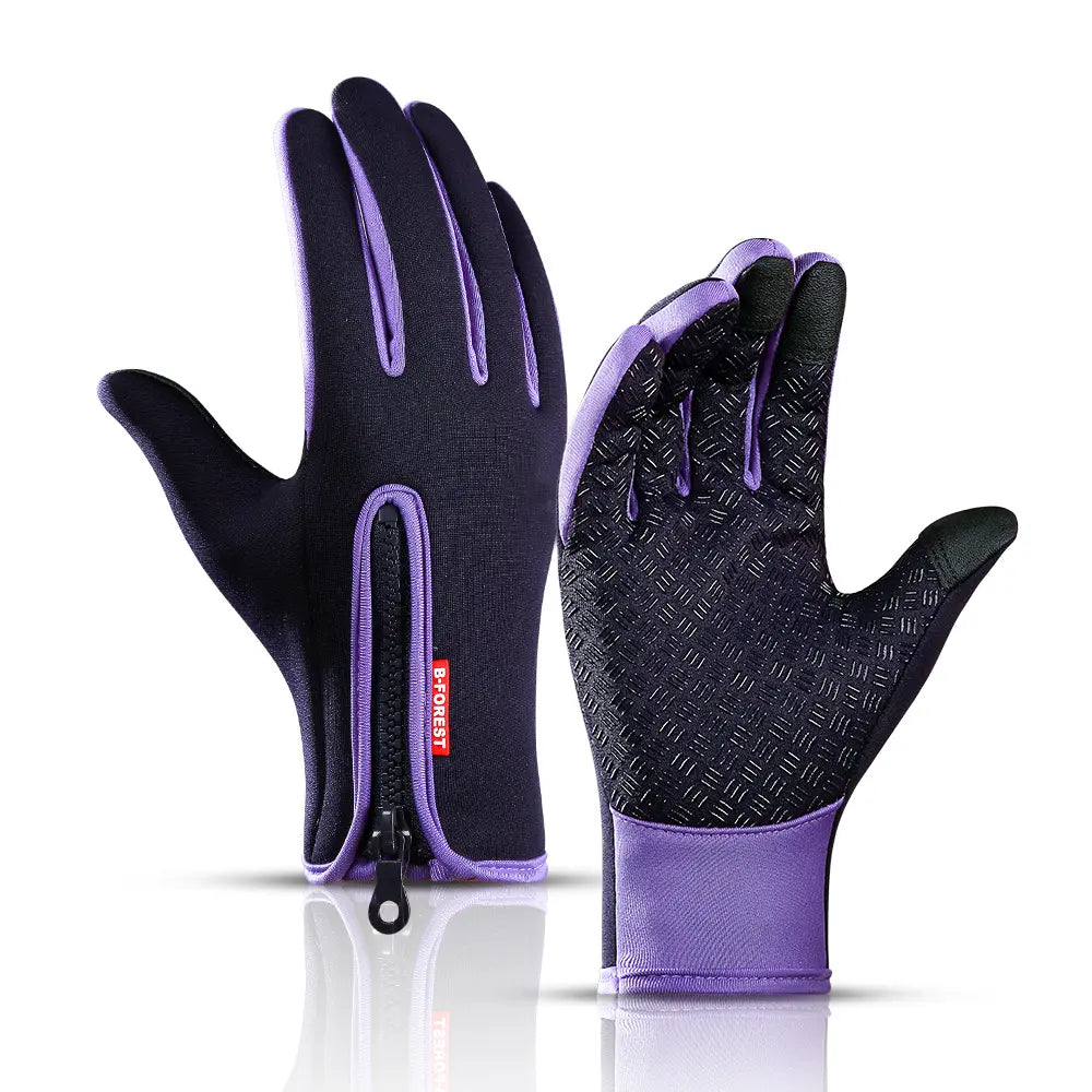 Gants vélos hiver thermiques tactiles