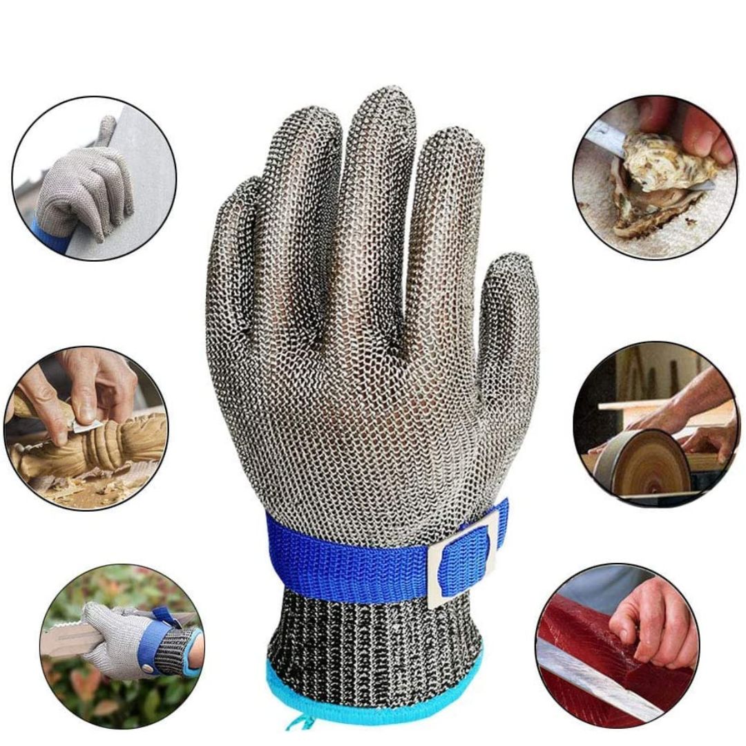 Gants cotte de maille anti-coupures