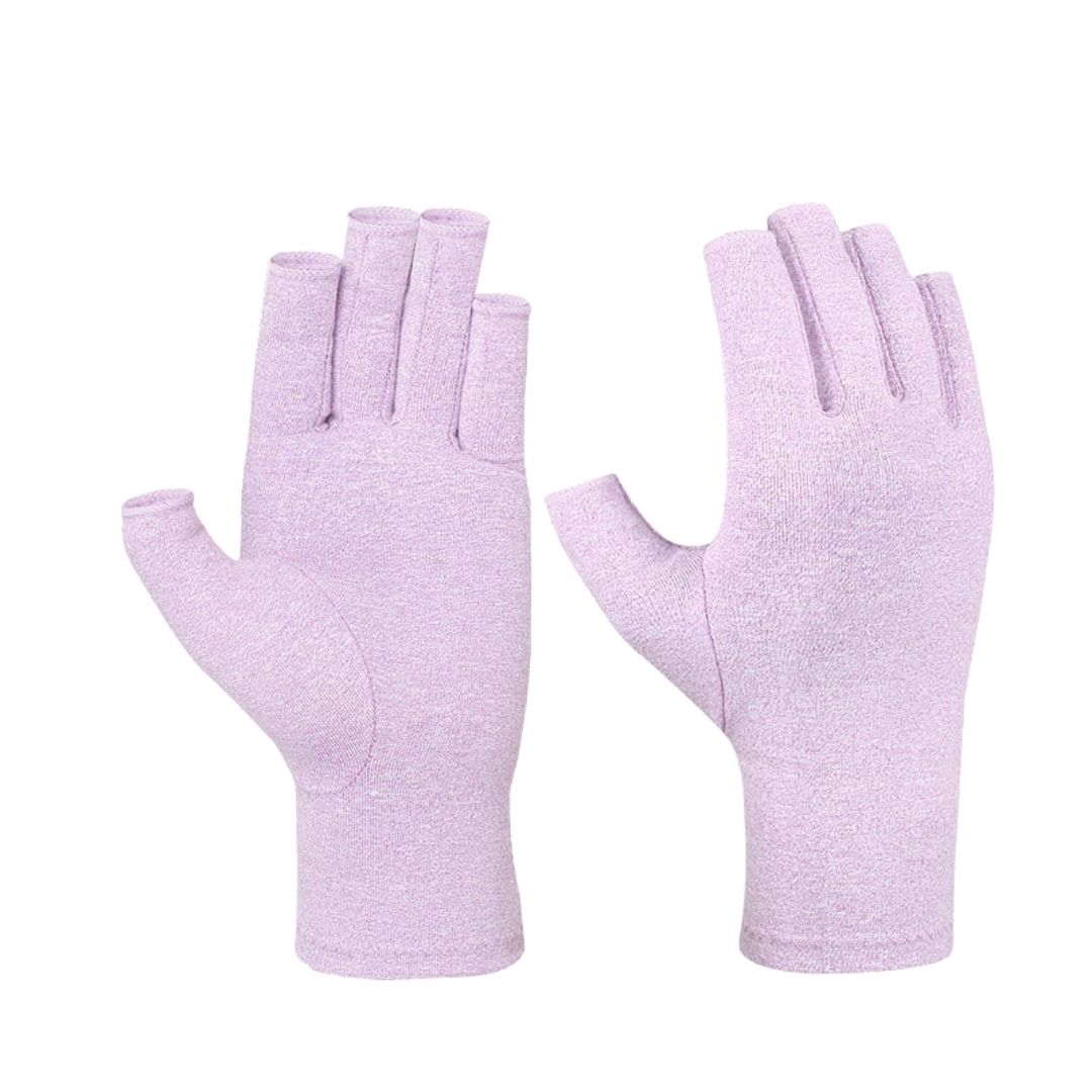 Colored compression gloves for arthritis