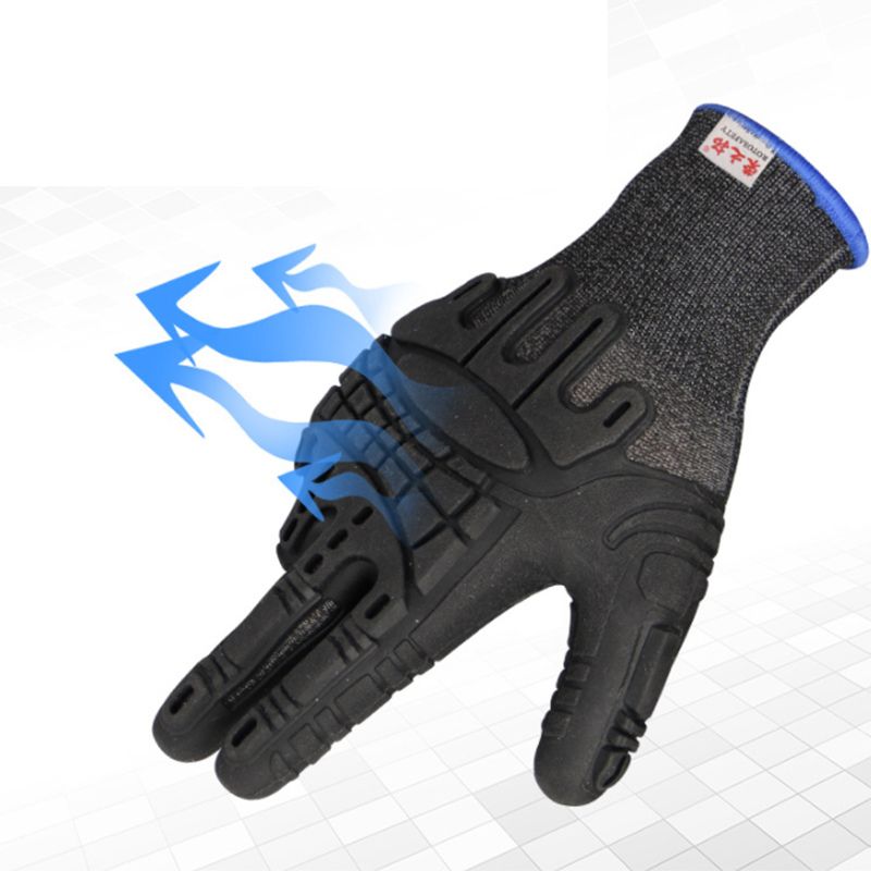 Gants de chantier en dur anti écrasement