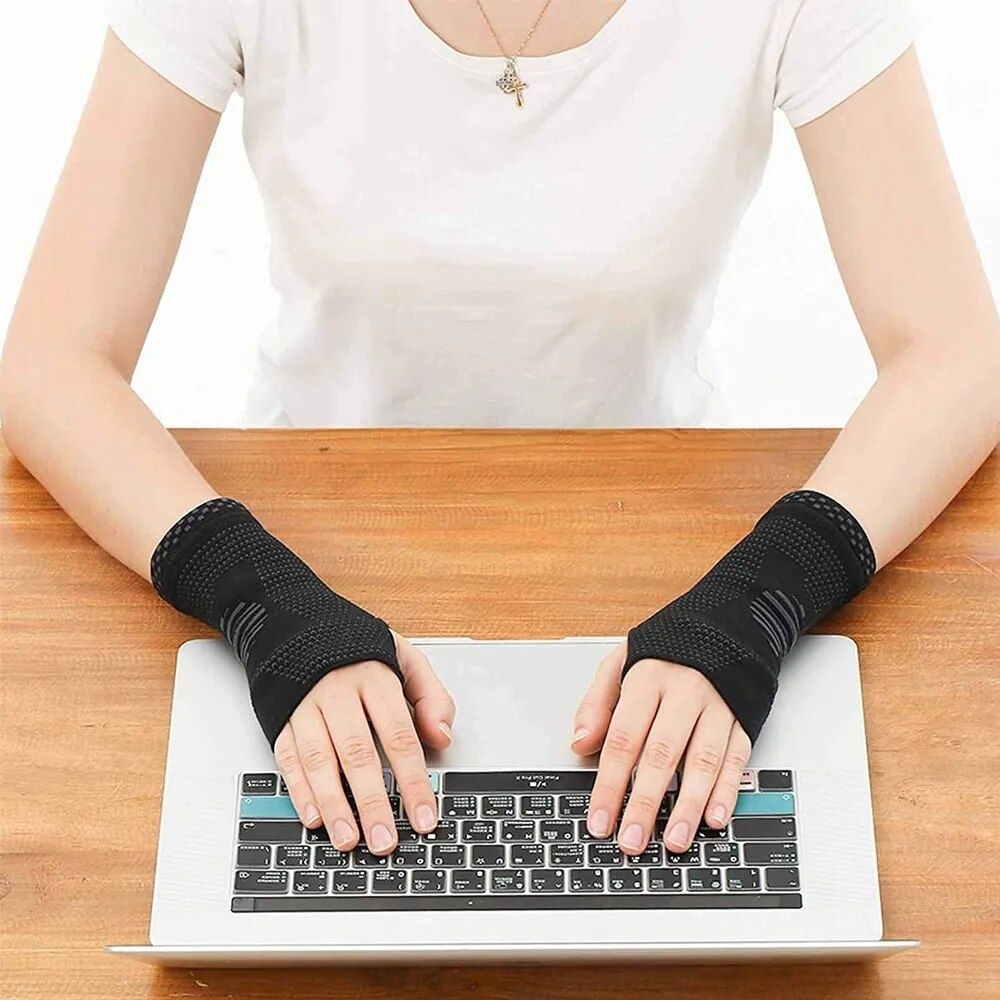 Gants de compression sans doigts anti-douleurs