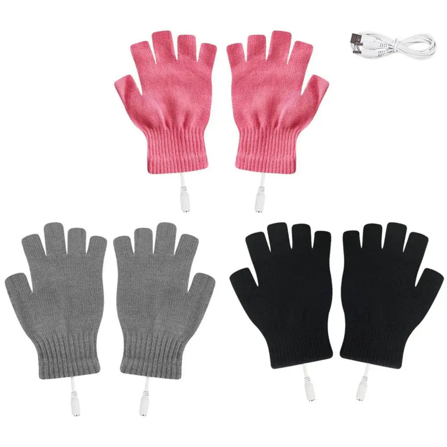 Manoplas calefactables recargables para hombre