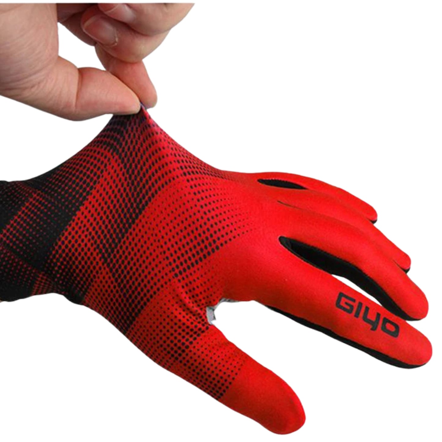 Thermal padded winter cycling gloves