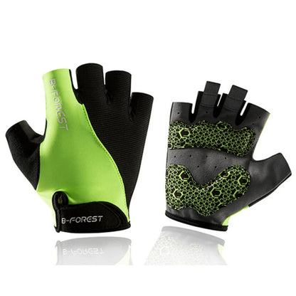 Unisex cycling gloves with anti-slip gel