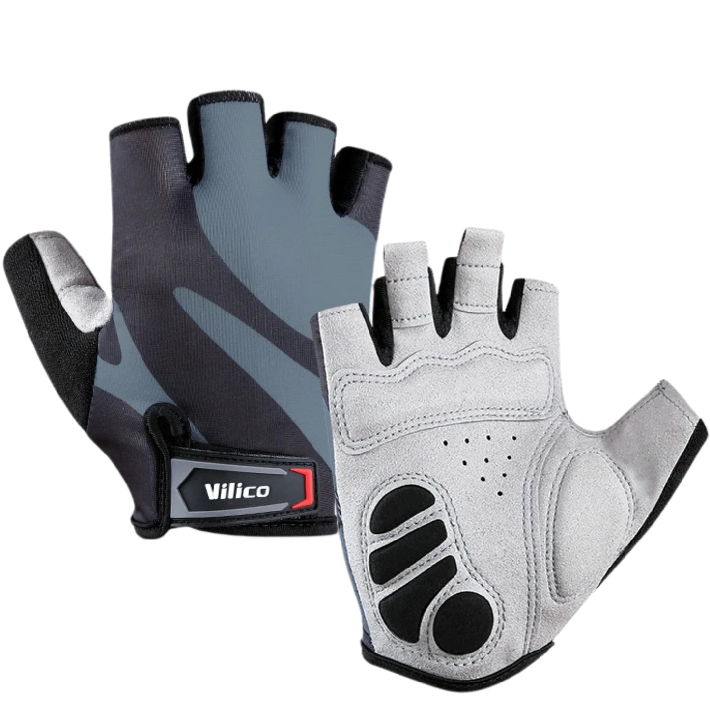 Breathable cycling gloves with patterns