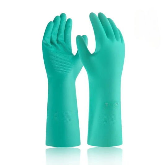 Gants latex de caoutchouc pour vaisselle