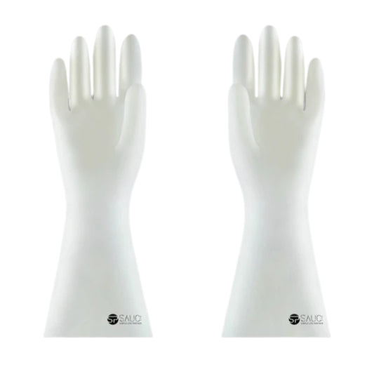 Gants nitrile cuisine blanc pour nettoyage réutilisable