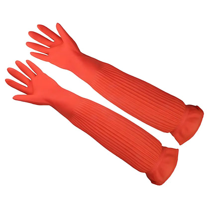 Long latex gloves for washing dishes