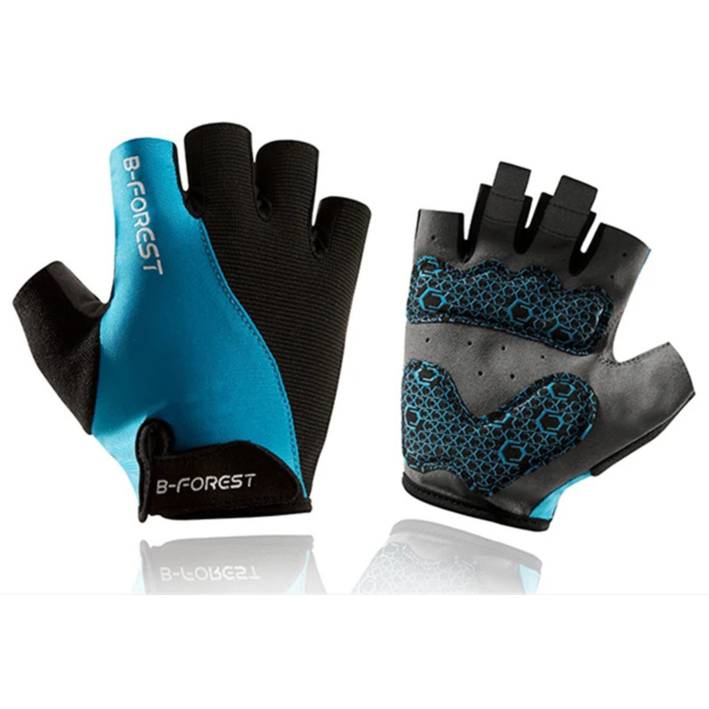 Unisex cycling gloves with anti-slip gel
