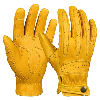 Gants moto vintage tactiles