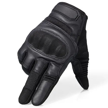 Gants moto vintage avec protection complète