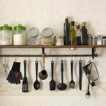 High-temperature heat-resistant gloves for barbecues