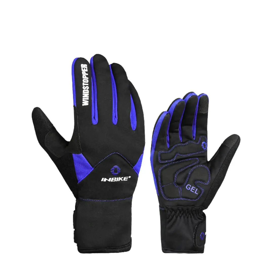 Gants vélo hiver avec gel rembourré