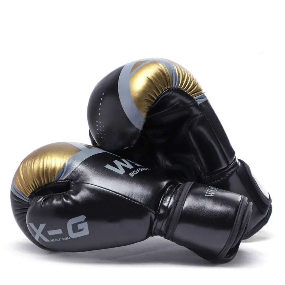 Gants de boxe dorés pour hommes et pour femmes