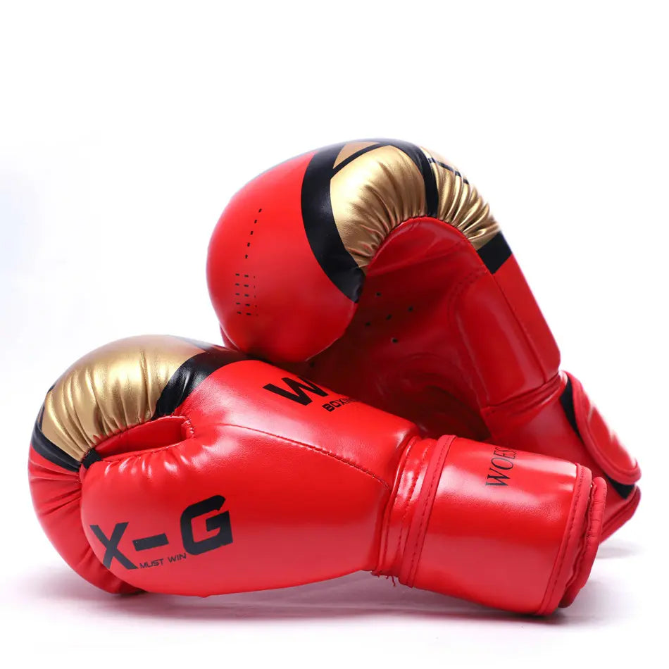 Gants de boxe dorés pour hommes et pour femmes