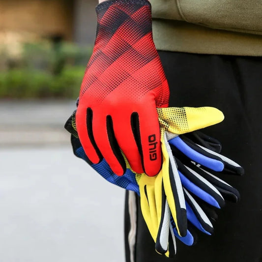 Thermal padded winter cycling gloves