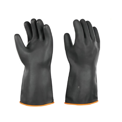 Chemical-resistant latex gloves