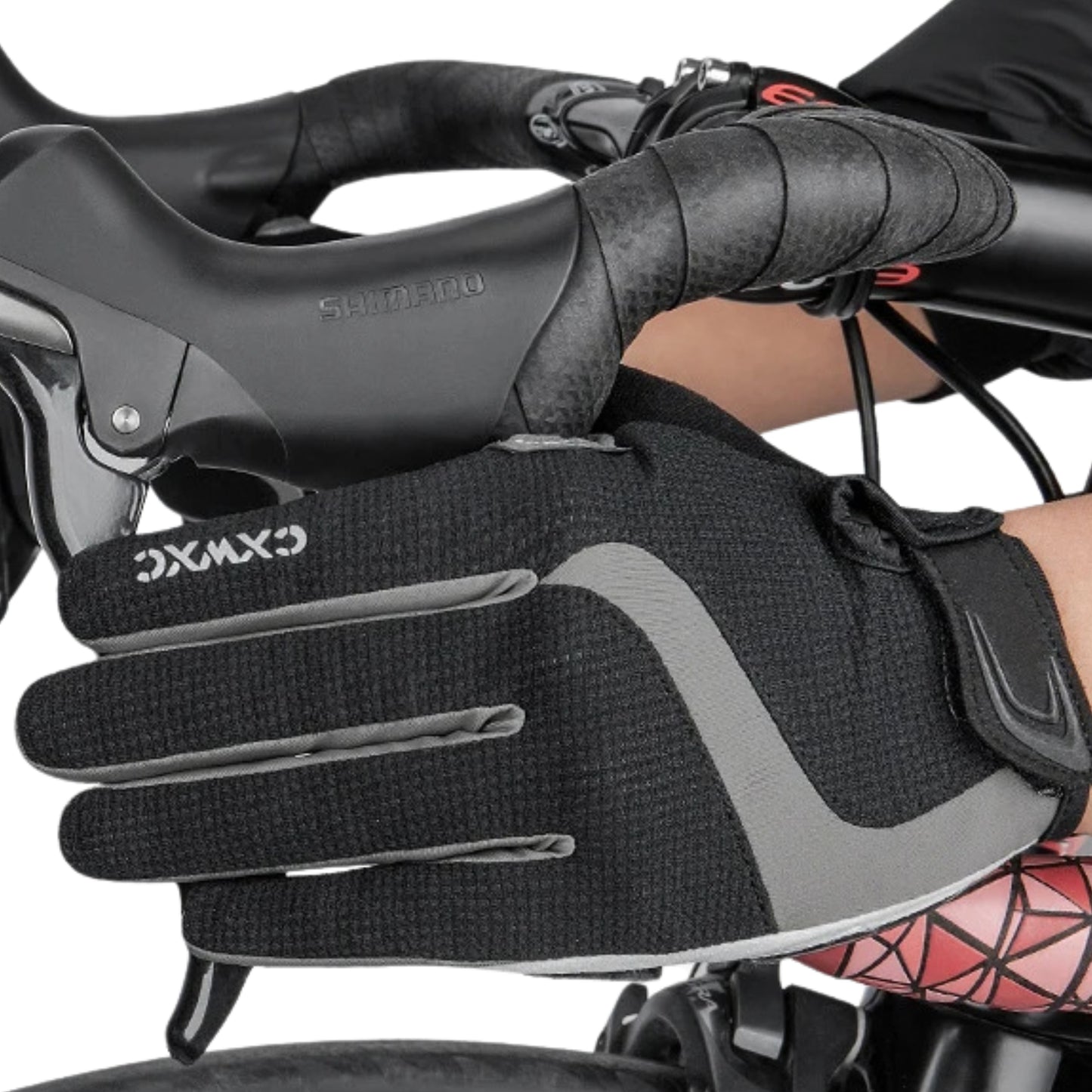Thermal, shock-resistant winter cycling gloves