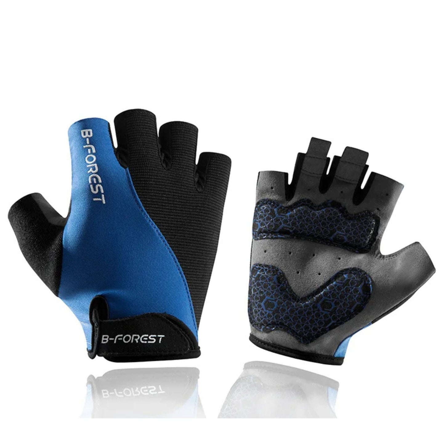 Unisex cycling gloves with anti-slip gel