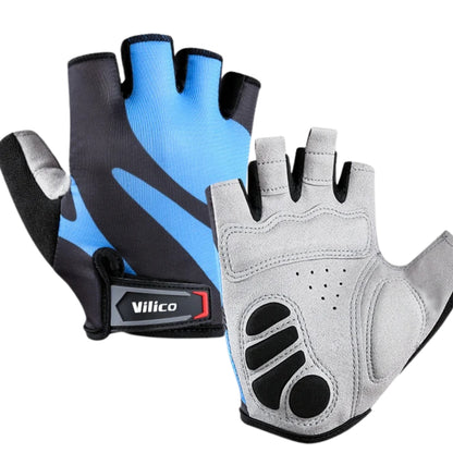 Breathable cycling gloves with patterns