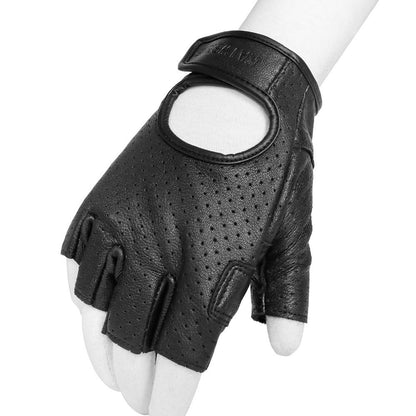 Gants de conduite en cuir respirant pour hommes