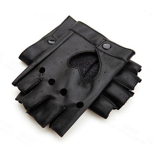 Gants de conduite femme cuir en forme de cœur