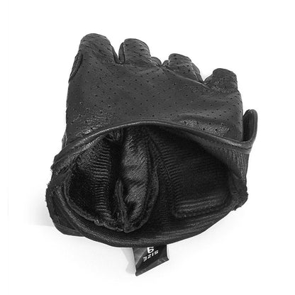 Gants de conduite en cuir respirant pour hommes