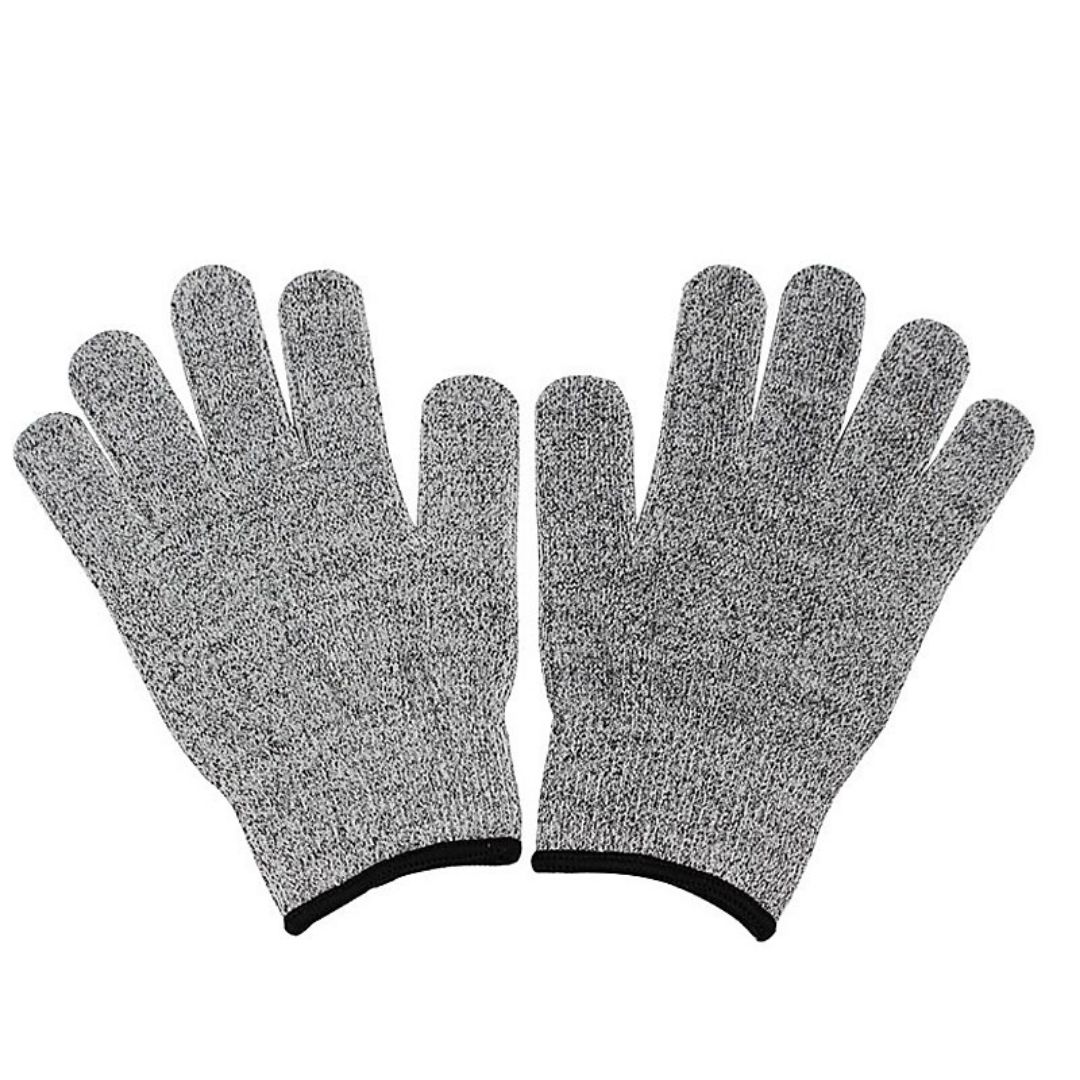 Gants cotte de maille résistants aux coupures (2 paires)