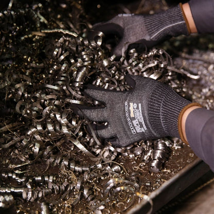 Gants de chantier noir anti-coupures