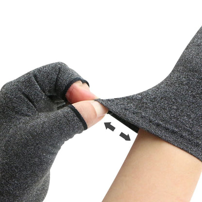Colored compression gloves for arthritis