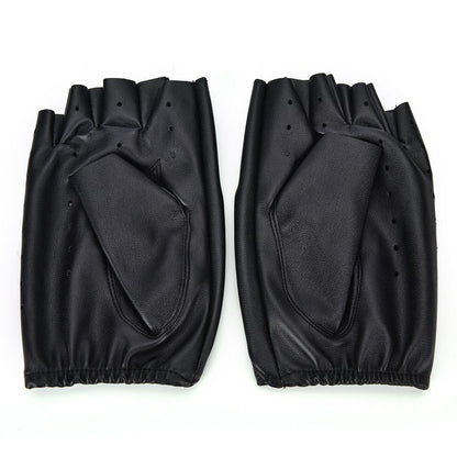 Guantes/manoplas de conducción unisex negros