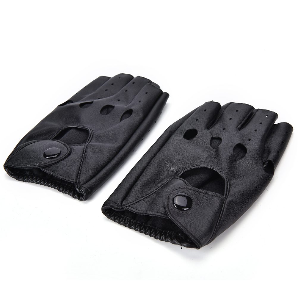 Guantes/manoplas de conducción unisex negros