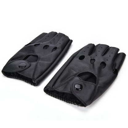 Guantes/manoplas de conducción unisex negros