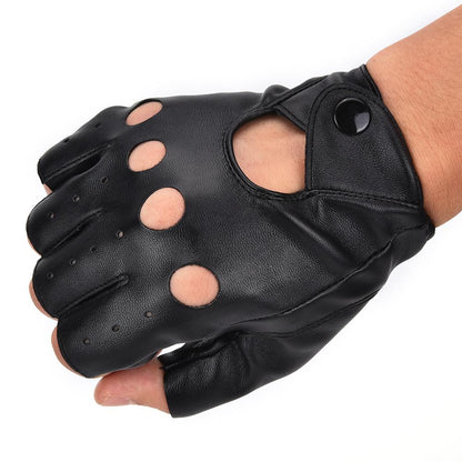 Guantes/manoplas de conducción unisex negros