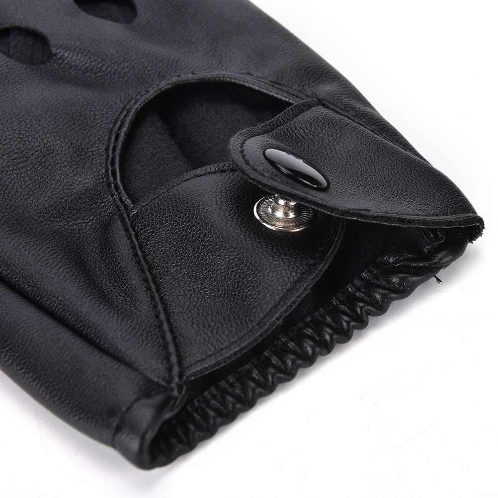 Guantes/manoplas de conducción unisex negros