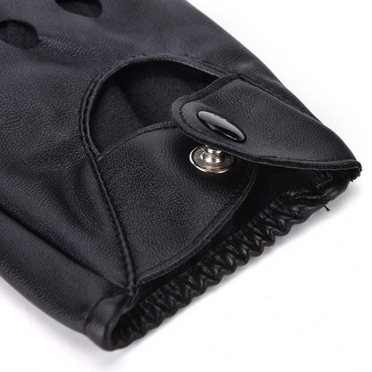 Guantes/manoplas de conducción unisex negros