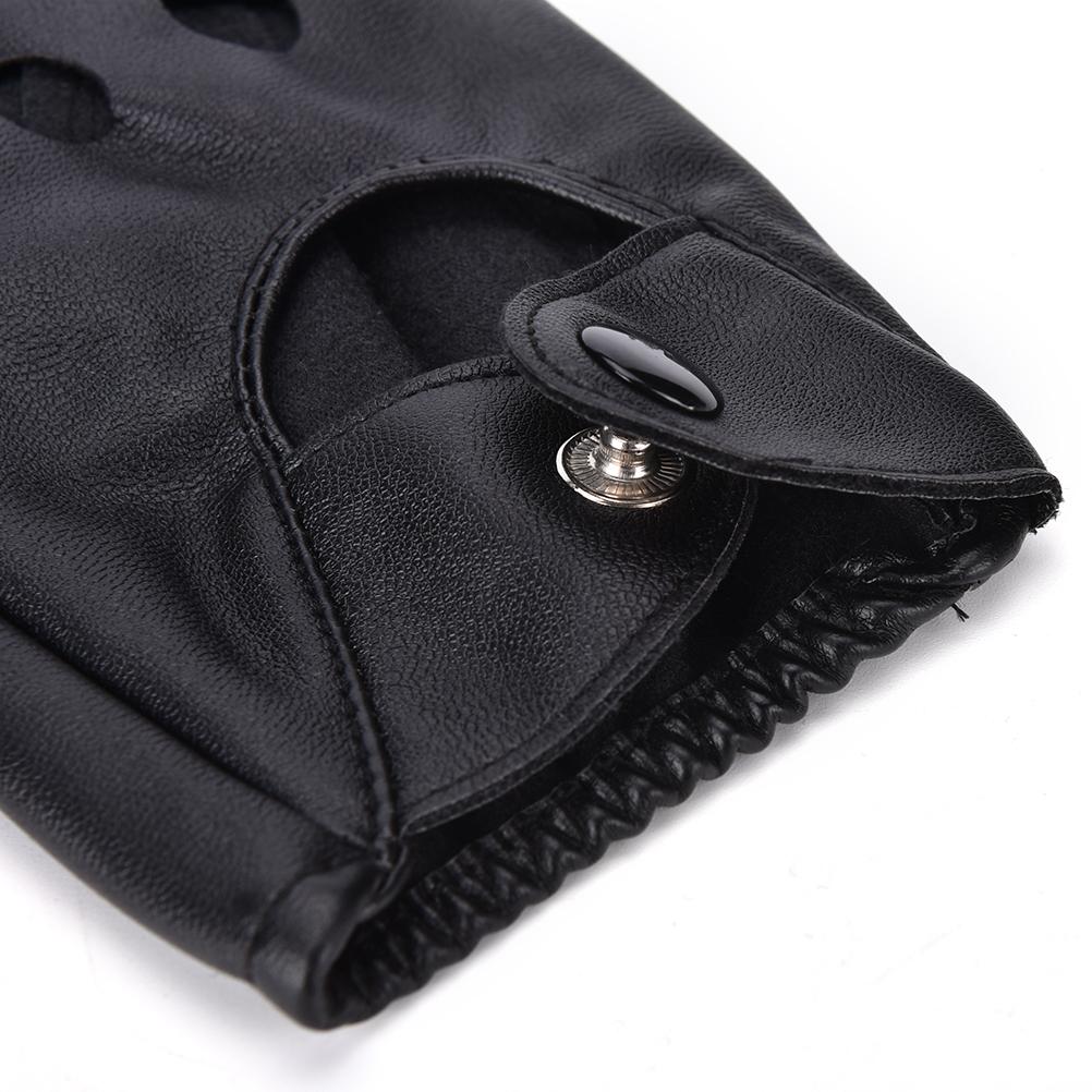 Guantes/manoplas de conducción unisex negros