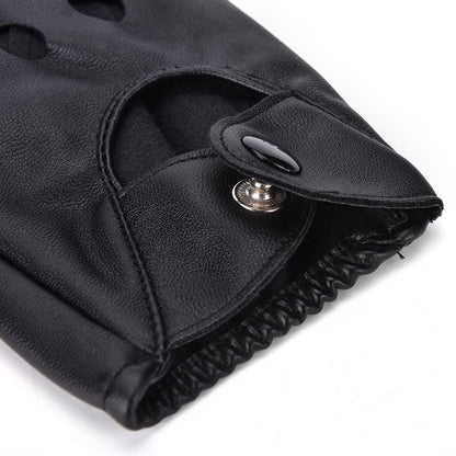 Guantes/manoplas de conducción unisex negros