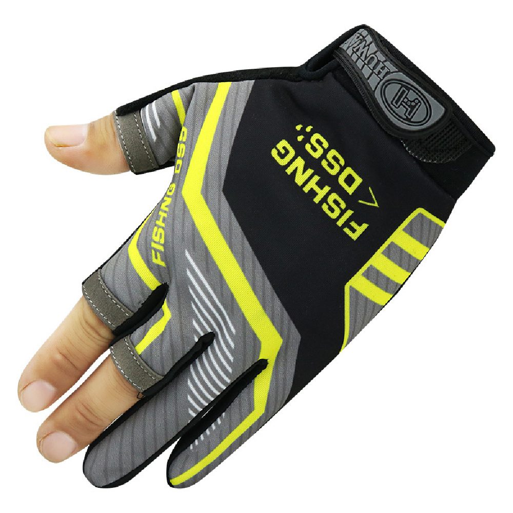 Gants de pêche avec coupe à 3 doigts