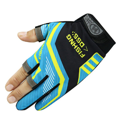 Gants de pêche avec coupe à 3 doigts