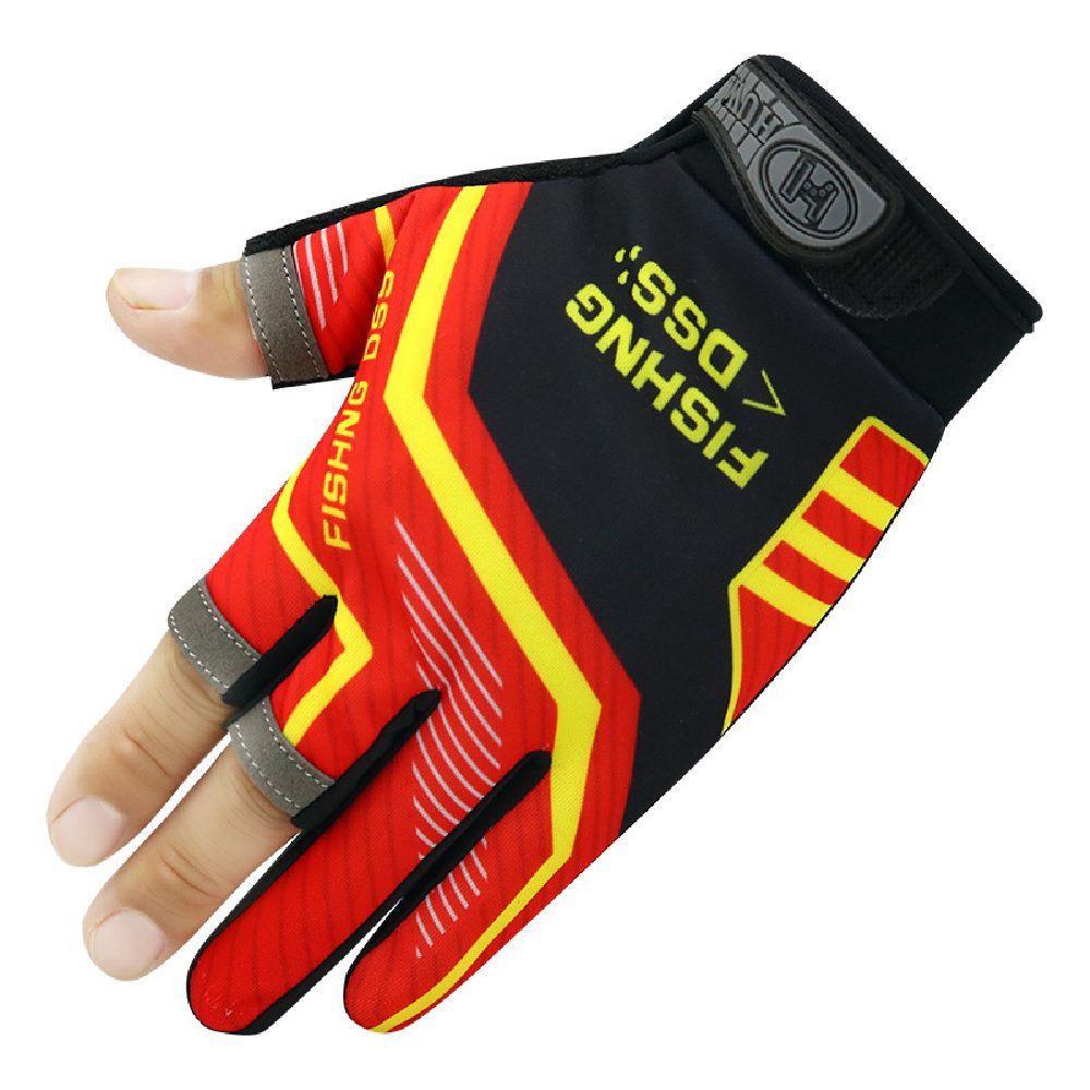 Gants de pêche avec coupe à 3 doigts