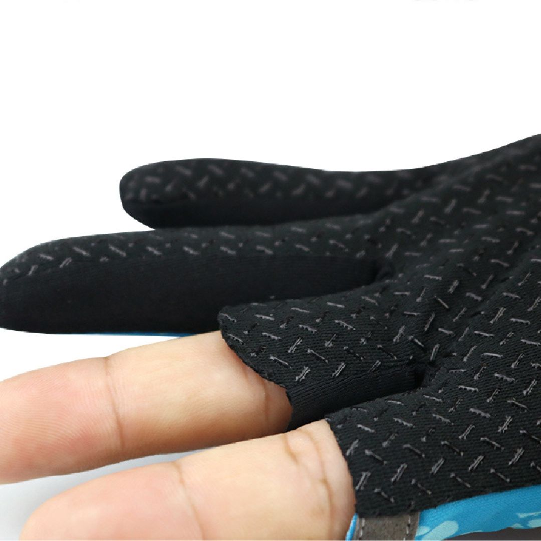 Gants de pêche avec coupe à 3 doigts