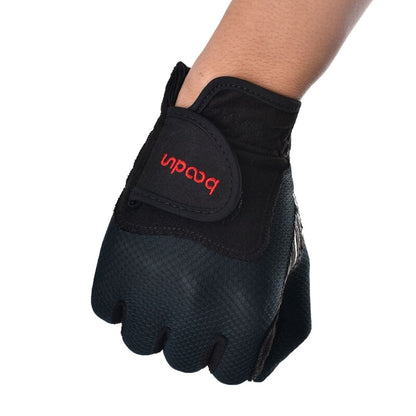 Gants équitation noirs unisexes