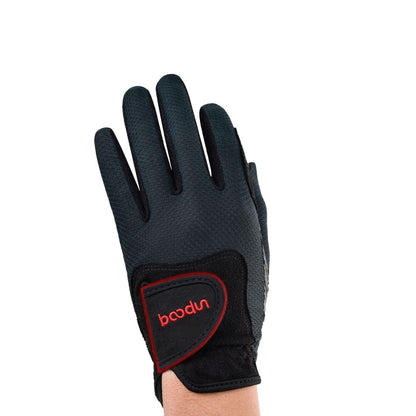Gants équitation noirs unisexes