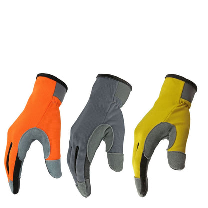 Gants jardinage tactiles en cuir