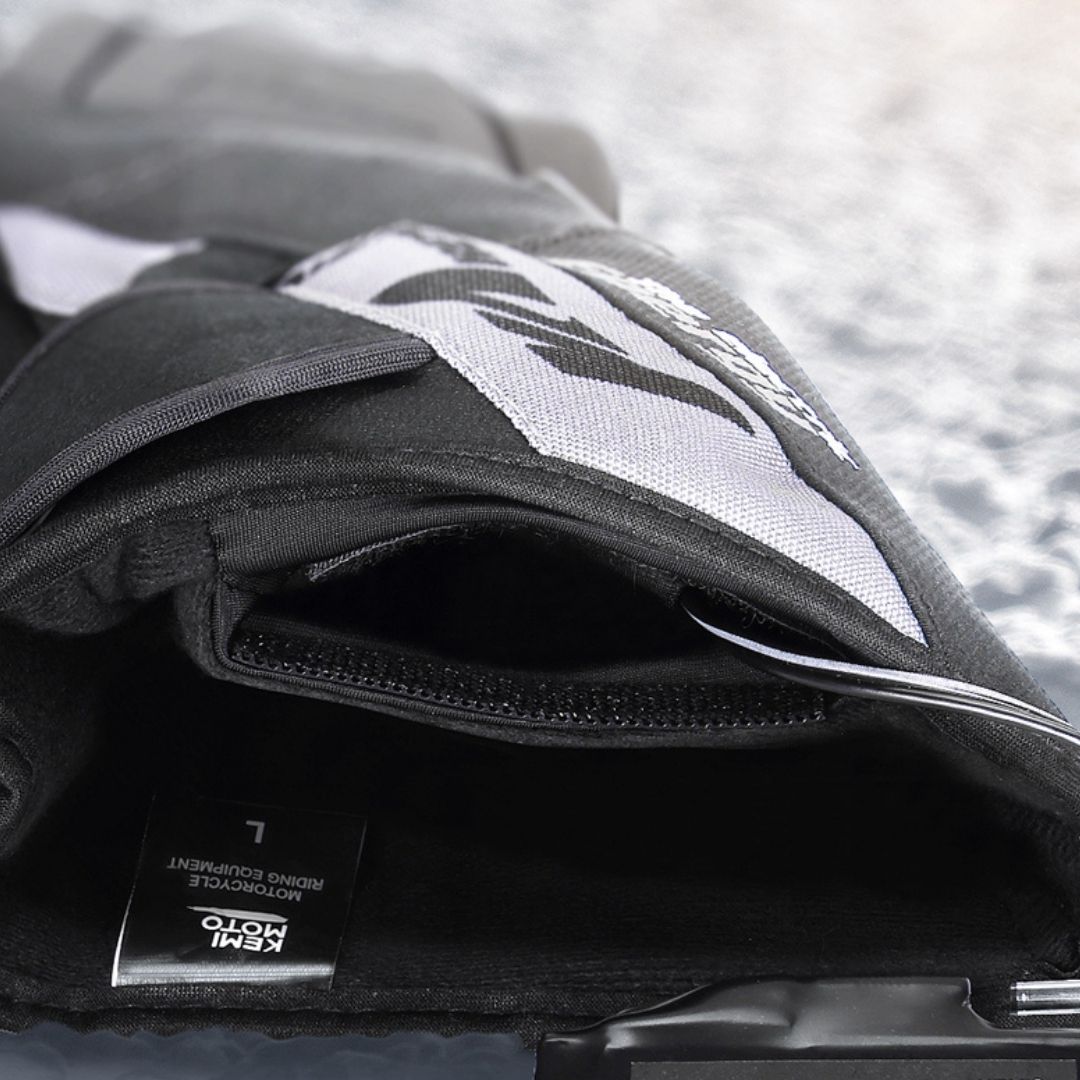 Guantes de motocicleta calefactables con carcasa protectora