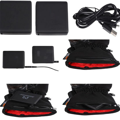 Guantes de moto calefactables de invierno