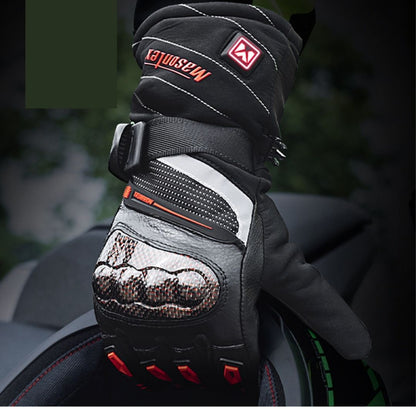Guantes de moto calefactables de invierno